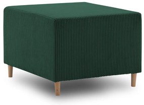 Fireze puff, kordbársony, zöld