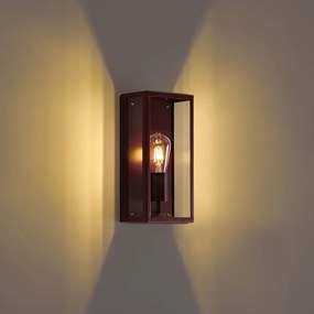 Klasszikus piros kültéri fali lámpa IP44 - Rotterdam