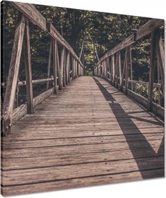 Vászonkép 60x60 Fa híd