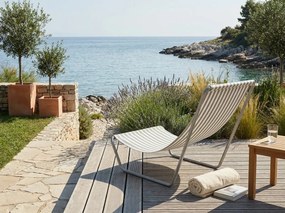 Összecsukható strandszék SAND STRIPES, zöld