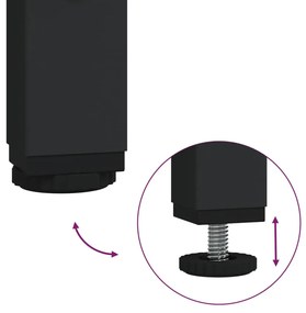 vidaXL füstös tölgy színű szerelt fa magasszekrény 62x36x121,5 cm