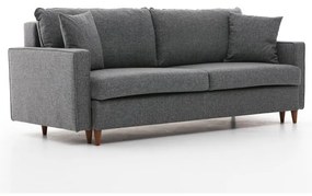 Sötétszürke kinyitható kanapé 210 cm Eva – Balcab Home