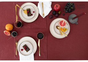 Len asztalterítő 140x140 cm Marsala – Linen Tales