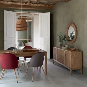 Atmosphera - Fali tükör PAMELA átm. 83 cm fenyő