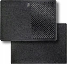 Öntöttvas grilllap 43,5 x 31,5 cm gázgrillhez, kétoldalas
