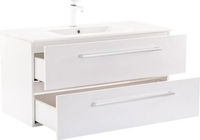 Vario Clam 100 alsó szekrény mosdóval fehér-fehér