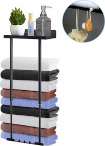 Törölközőtartó öntapadós acél szerelés fúrás nélkül