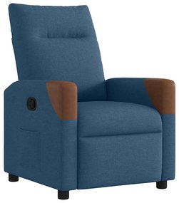 kék szövet dönthető fotel