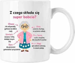 Bögre Amiből A Nagyi Származik Fehér 330ml