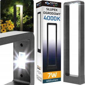 Led Kerti Lámpa Kültéri Álló Vízálló IP54 60cm 7W Antracit