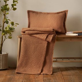 Pamut díszpárna 30x50 cm Jaipur Chunky Waffle – Pineapple Elephant