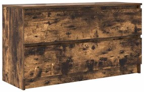füstös tölgy színű szerelt fa TV-szekrény 100x35x54 cm