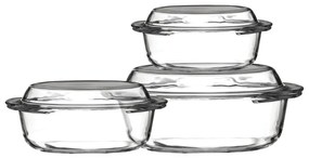 Üveg sütőtál készlet 3 db-os 21x24 cm Ovenlove – Premier Housewares