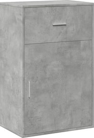 vidaXL betonszürke szerelt fa tárolószekrény 56,5 x 39 x 90 cm