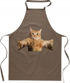 Konyhai kötény nyomtatás Cica Macska Vicces Ajándék