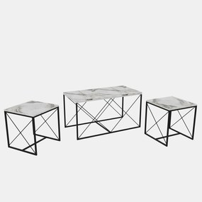 Dohányzóasztal Defne - Fehér Marble