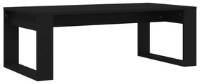 fekete szerelt fa dohányzóasztal 102 x 50 x 35 cm