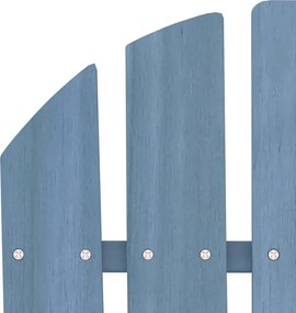Kék tömör fenyőfa kerti Adirondack szék