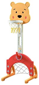 4 az 1-ben állítható magasságú gyerek játékszett, narancs-sárga