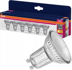 Led izzó Osram GU10 4,3W/50W 350lm 2700K 50x54mm 6db