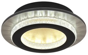 Globo 48042-12G - LED mennyezeti lámpatest JAYDEN LED/12W/230V, átmérő 20 cm, fekete