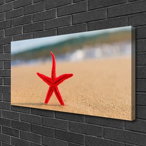 Vászonkép Starfish Beach Art 140x70 cm