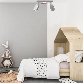 Spotlámpa FLOWER 2xGU10/8W/230V matt króm