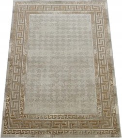 Szőnyeg 120x180 Modern Nappaliba Bézs Csillogó