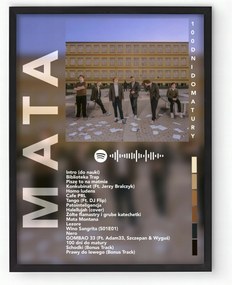 Poszter Keretben Album Szőnyeg 100 Napok Érettségire 20x30 cm Ajándék Ötlet