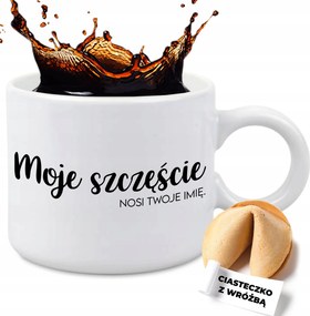 Bögre Fehér 300ml Sütemény Vicces Ajándék Valentin napra Az Én Boldogságom