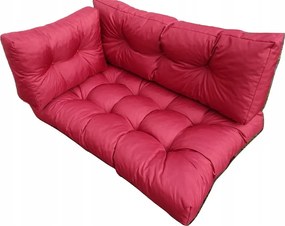 Párnák egy Palettára kpl 3db Bordó Step