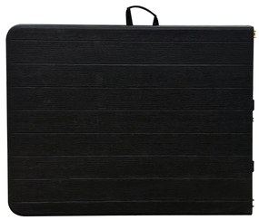 Autronic Kerti asztal, fém, műanyag, fekete,AZ-K100 3 BK