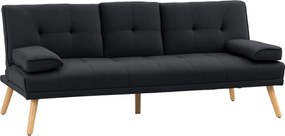 HOMCOM Kanapéågy, 3-FĆs Kanapéågy TĂĄlcĂĄval Ă©s PohĂĄrtartĂłval, LinĂłleum HatĂĄsĂș, SkandinĂĄv Design, max 250 kg TeherbĂrĂĄs, Nappaliba, SzĂŒrke | Aosom