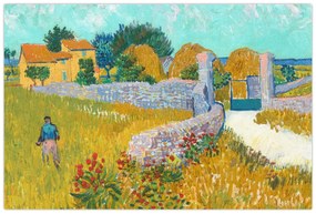 Kép - Vincent van Gogh, Farmhouse in Provence, reprodukciók (90x60 cm)