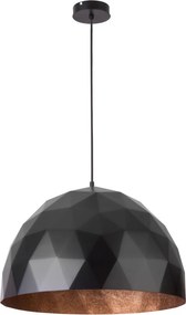SIGMA LIGHTING 31368 DIAMENT Modern Függesztett Lámpa Fekete, Réz E27 IP20