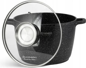 Magas Márvány Fazék Fedővel 6,2L Edenberg Indukciós Gáz