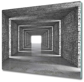 Üveg vágódeszka Brick tunnel 60x52 cm