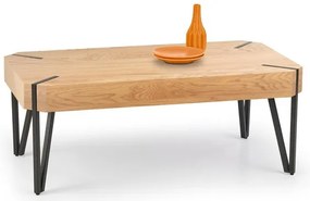 EMILY dohányzóasztal arany tölgy, fekete