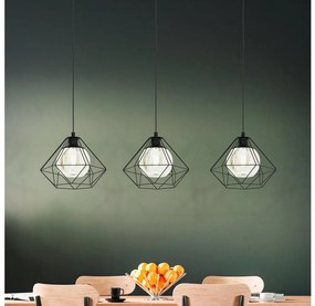 Eglo 43483 - Csillár zsinóron VERNHAM 3xE27/40W/230V