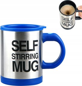 Kávés Bögre Thermo Önkeverő Keverő Kék 350ML