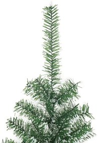 zöld műkarácsonyfa hóval 150 cm