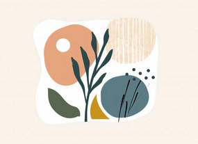 Poszter 55x40cm Pasztell Gyümölcs