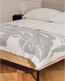 Világosszürke takaró 165x200 cm Lino – noo.ma