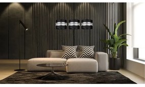 Csillár zsinóron CORAL 3xE27/60W/230V fekete