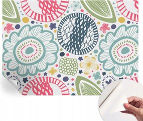 Öntapadós Dekoratív Fotótapéta Hálószobába Virágos minták 312x219 cm