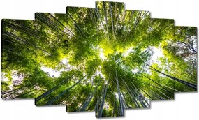 Vászonkép 140x80 Bambusz trópusi erdő