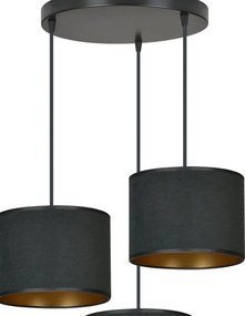 Emibig modern függeszték hilde fekete emi1054/3prem