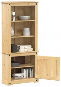 Corona tömör fenyőfa magasszekrény 74 x 38 x 170 cm
