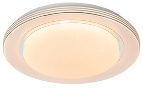 Mennyezeti lámpa fehér 38 cm LED-del és távirányítóval - Jochem