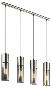 GLOBO 21000-4HN - Csillár zsinóron ANNIKA 4xE27/25W/230V króm